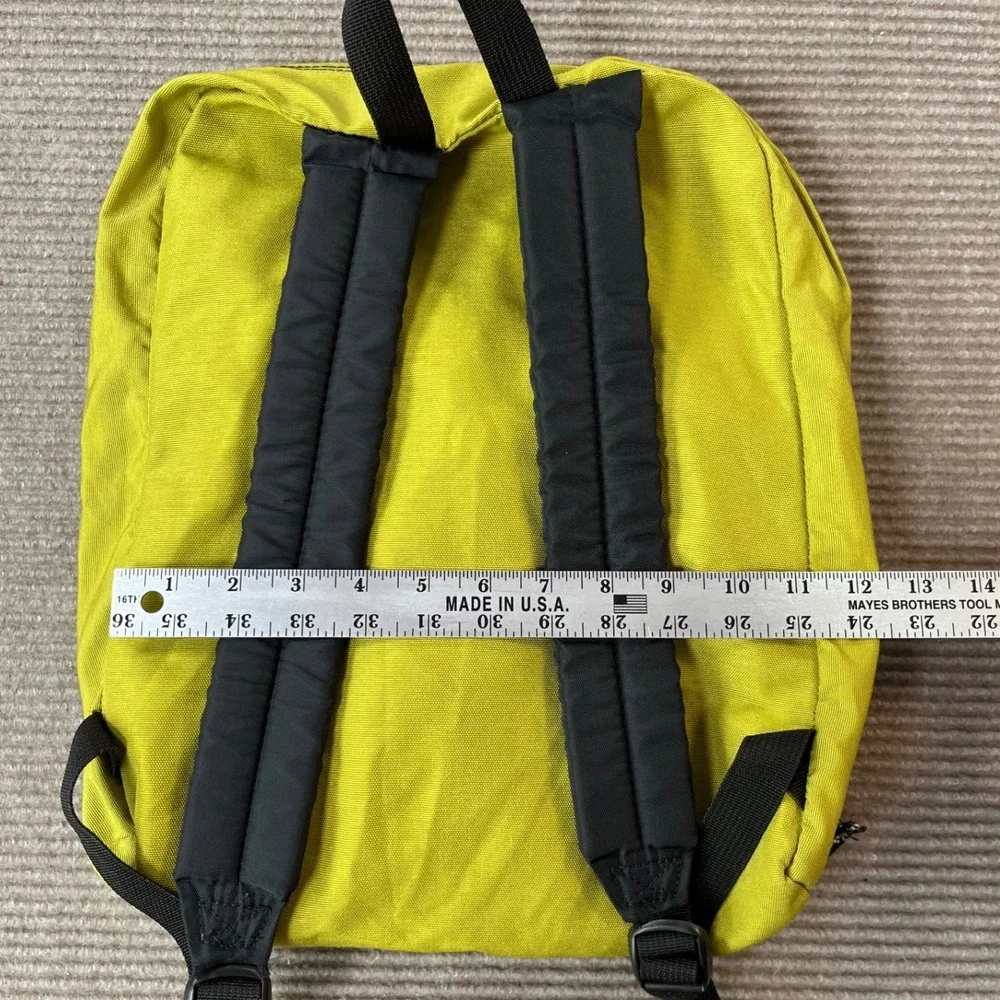 JanSport Half Pint Mini Backpack Chartreuse Lime Green Nylon Daypack 43-911